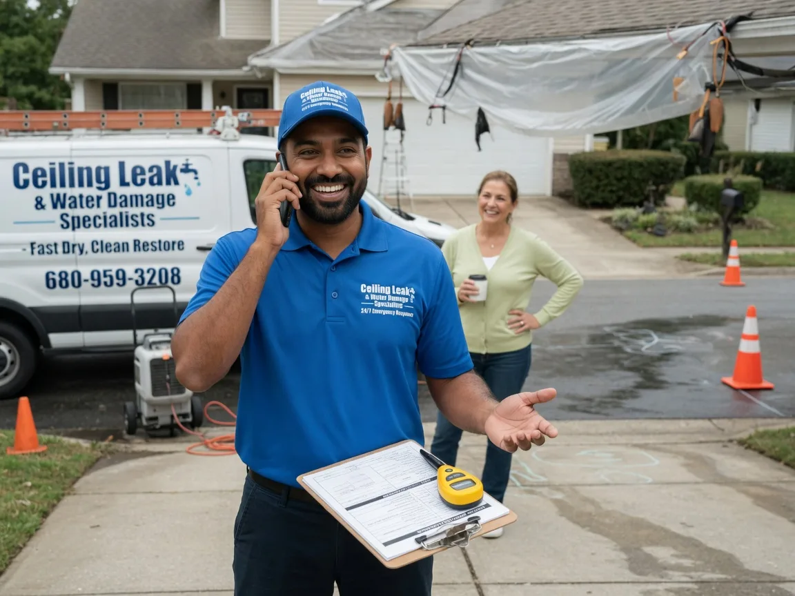 Ceiling Leak Cleanup Myrtle Beach, SC FAQs